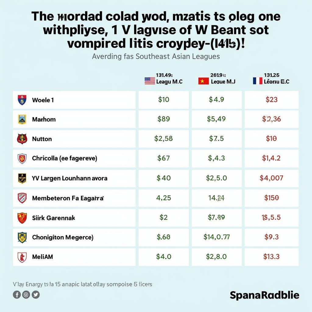 Comparing V.League 1 Salaries