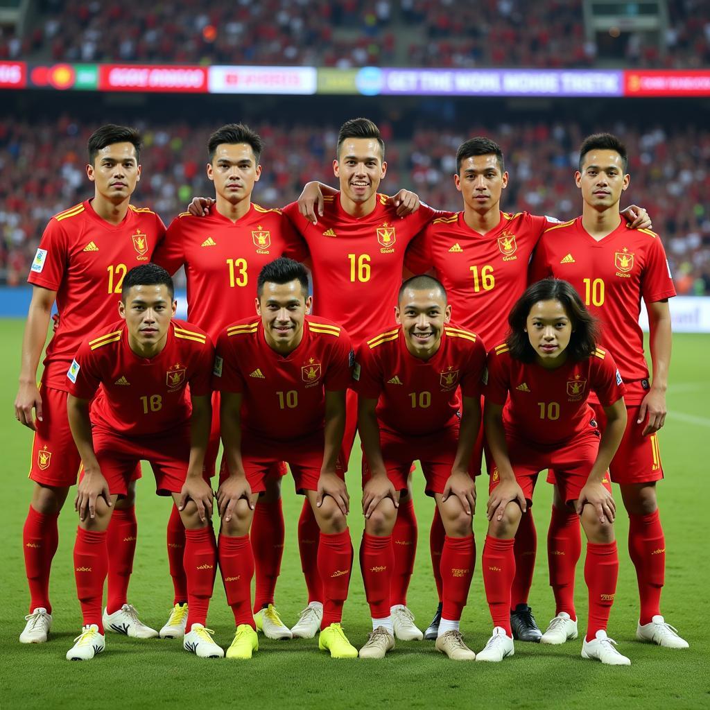 Vietnamese National Team with Naturalized Players