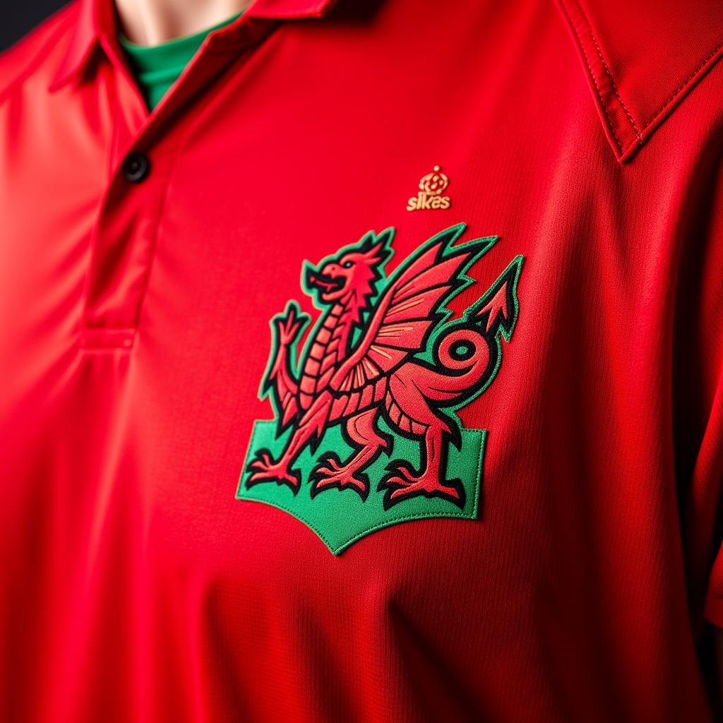 Welsh dragon soccer jersey