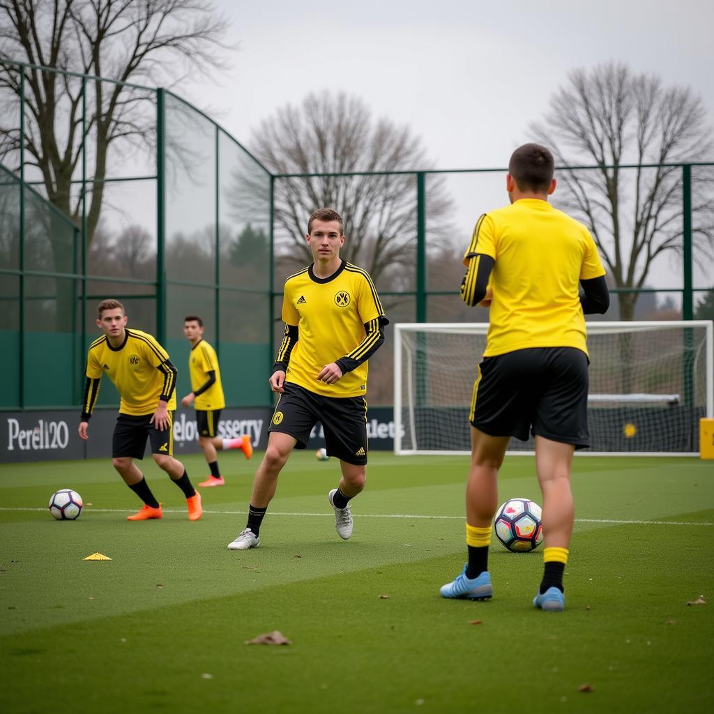 Young Dortmund Players Training